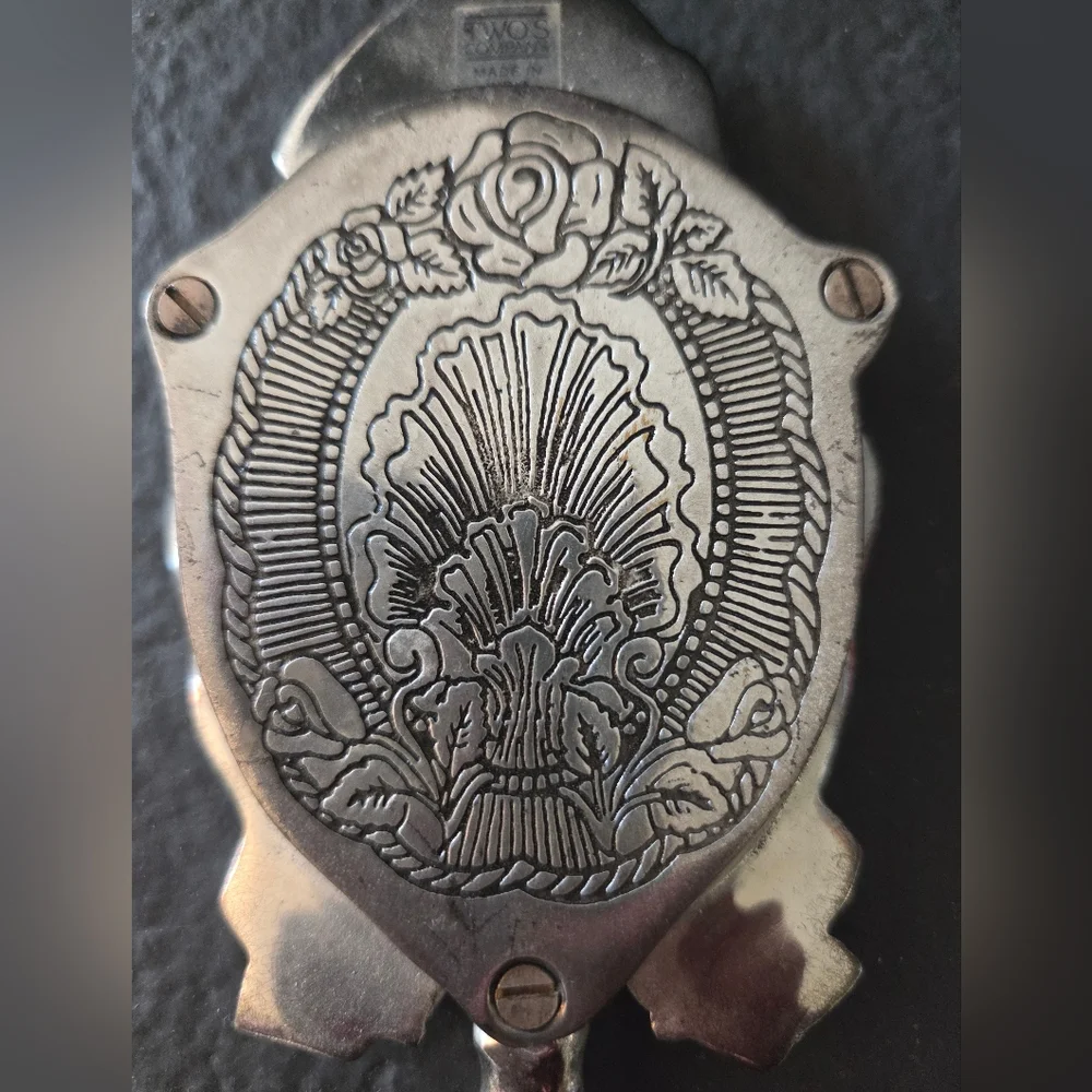 Silver Handheld Mirror